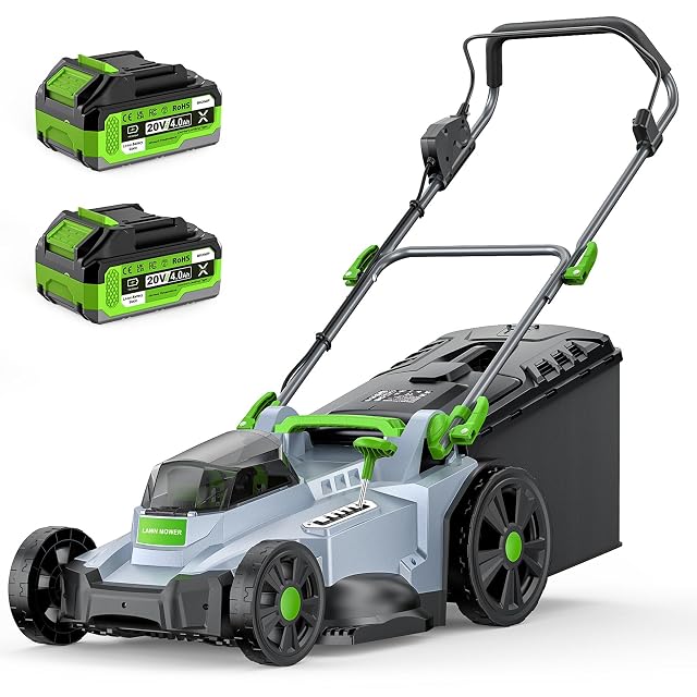 ETOOLAB 40-V-Akkurasenmäher mit 42-cm-Gehäuse und zwei Akkupacks