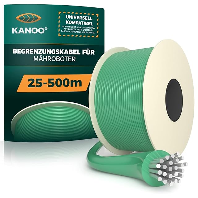 Fünfzig-Meter-Rolle Begrenzungskabel 2,7 mm mit PVC-Isolierung