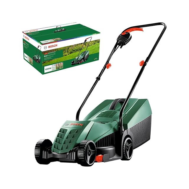 Bosch EasyRotak 32-235 netzbetriebener Elektrorasenmäher mit klappbaren Holmen