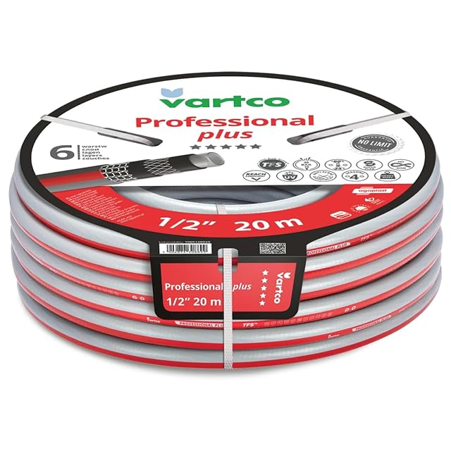 Vartco Professional Plus sechslagiger Gartenschlauch