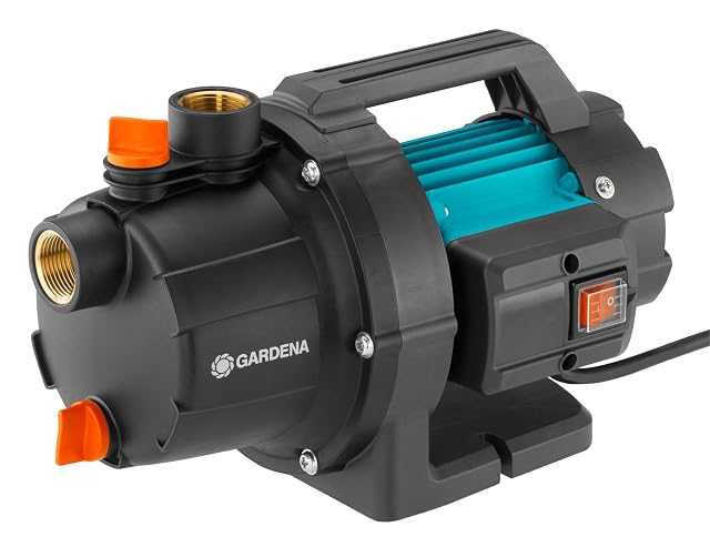 Gardena 3000/4 Basic Gartenpumpe mit Gewindeanschlüssen aus Messing