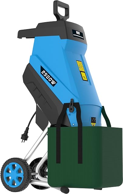 Güde GH 2501 Elektro-Gartenhäcksler mit Fangsack mit 45 Litern