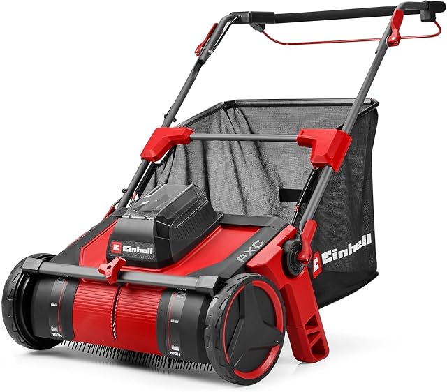 Einhell GE-GC 18/55 Li Akku-Laub- und Rasensammler mit drehender Bürste von 55 cm