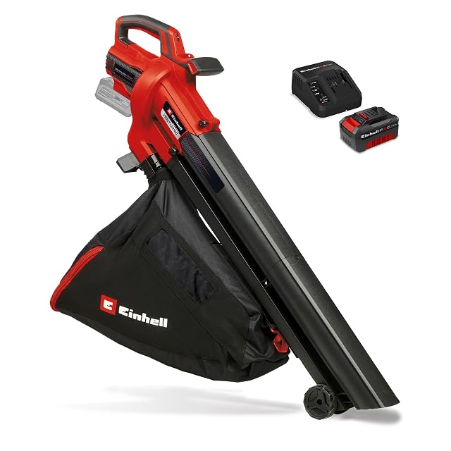 Einhell VENTURRO 18/210 Akku-Laubsauger und -bläser mit Sack mit 45 Litern