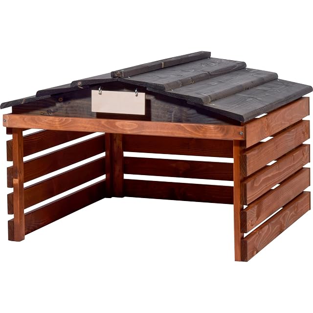 dobar Mährobotergarage aus Holz mit abnehmbarem Dach